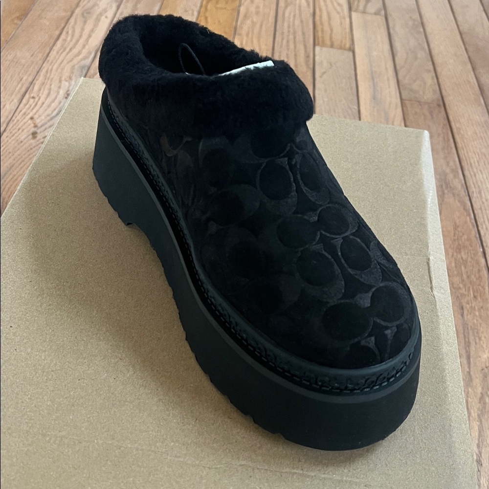 COACH Women's Cecelia Slip-On Platform Clogs